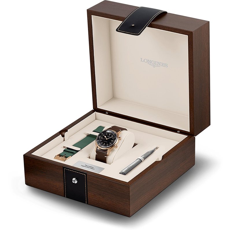 Longines - Legend Diver Bronze - Pelle - Verde