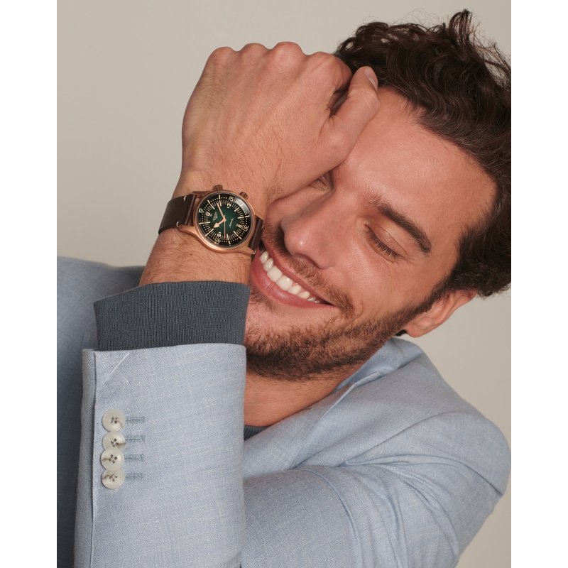Longines - Legend Diver Bronze - Pelle - Verde