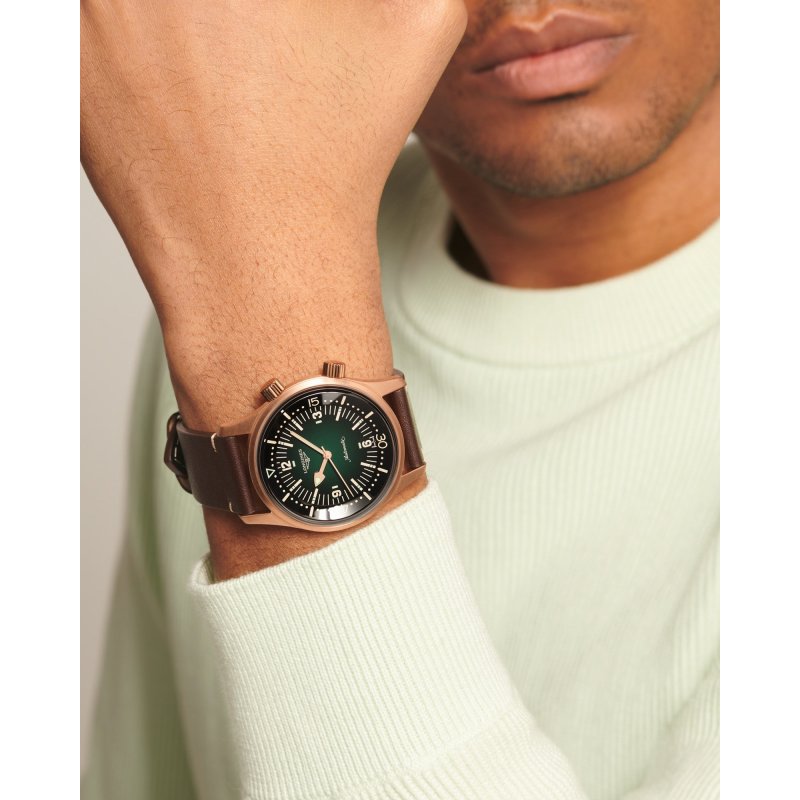 Longines - Legend Diver Bronze - Pelle - Verde