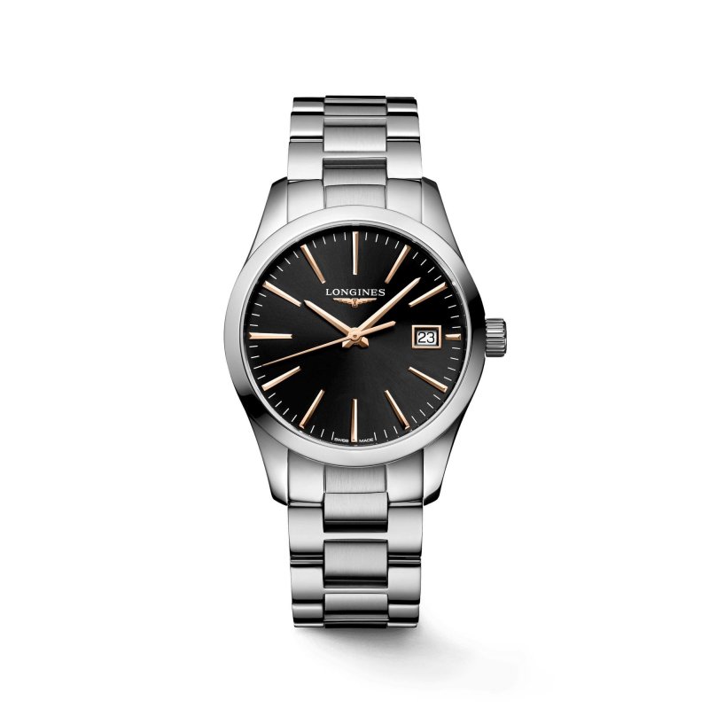 Longines - Conquest Classic - Acciaio - Nero