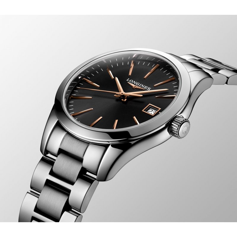 Longines - Conquest Classic - Acciaio - Nero