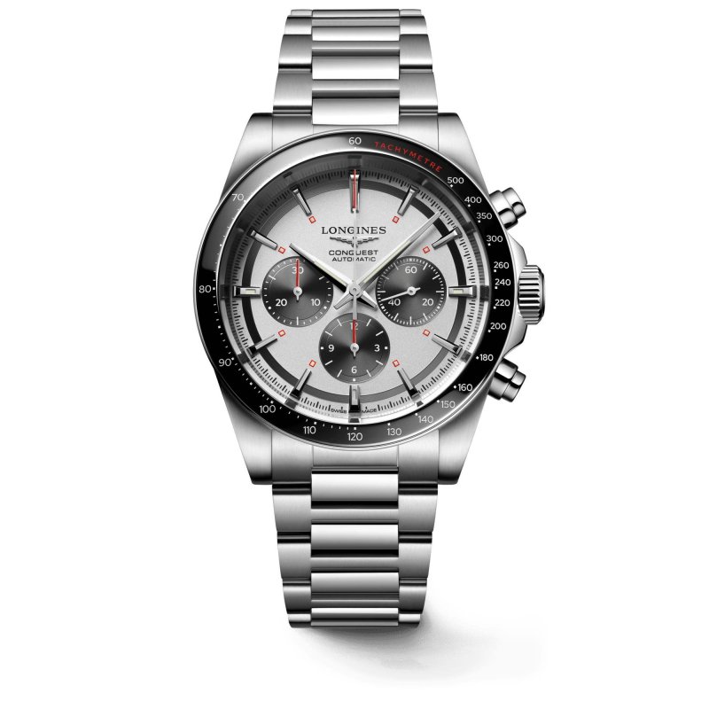 Longines - Conquest Chronograph - Acciaio - Eleganza