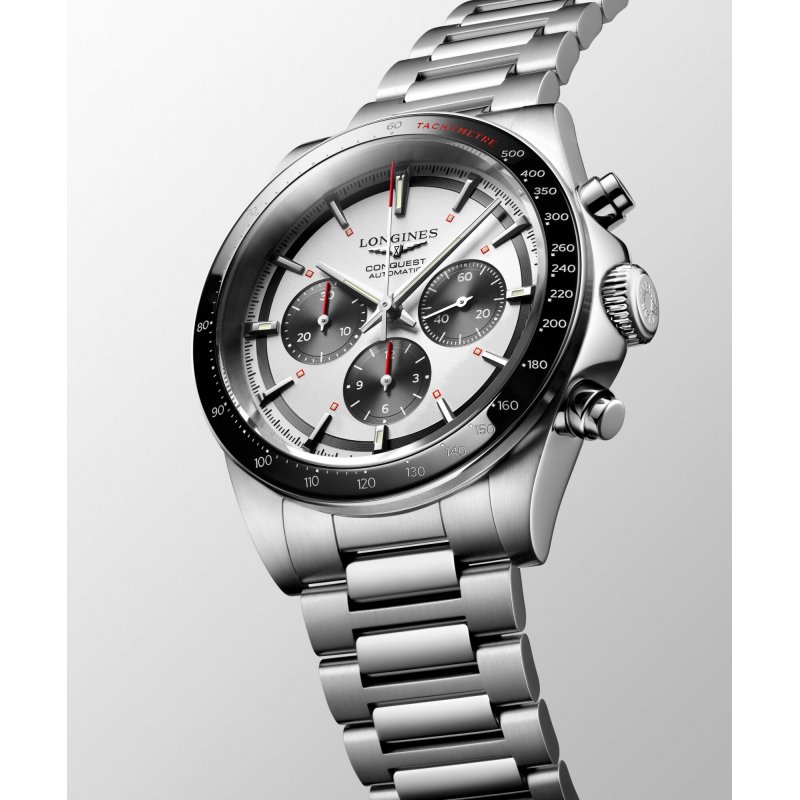 Longines - Conquest Chronograph - Acciaio - Eleganza