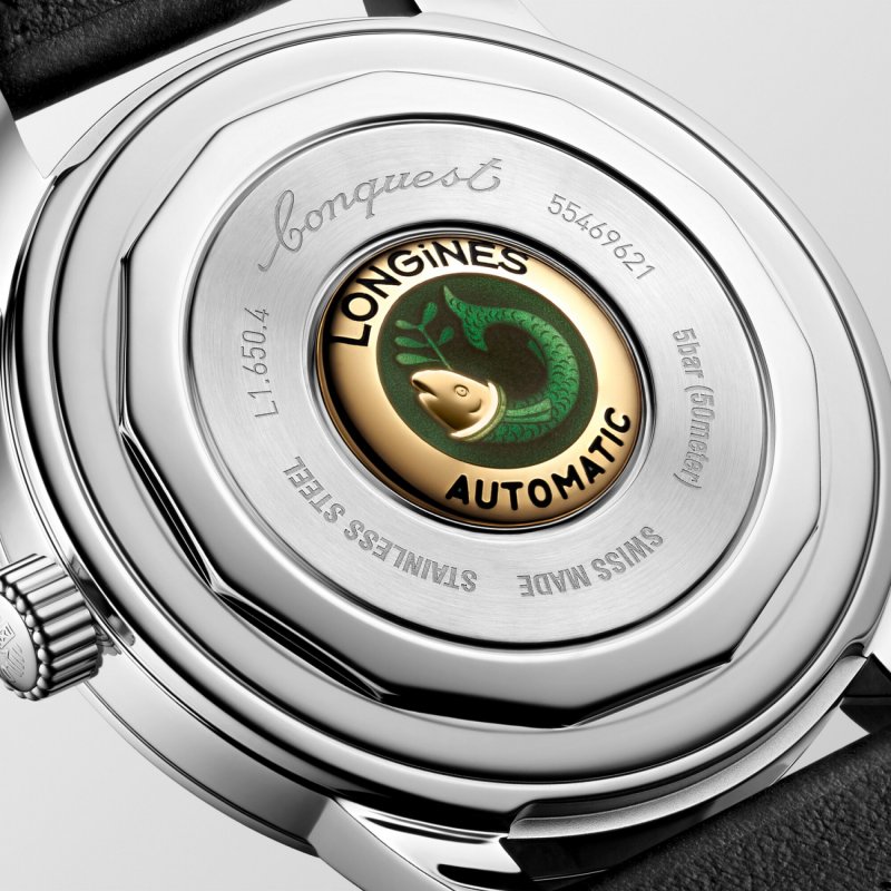 Longines - Conquest Heritage - Pelle - Nero
