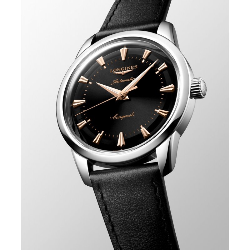 Longines - Conquest Heritage - Pelle - Nero