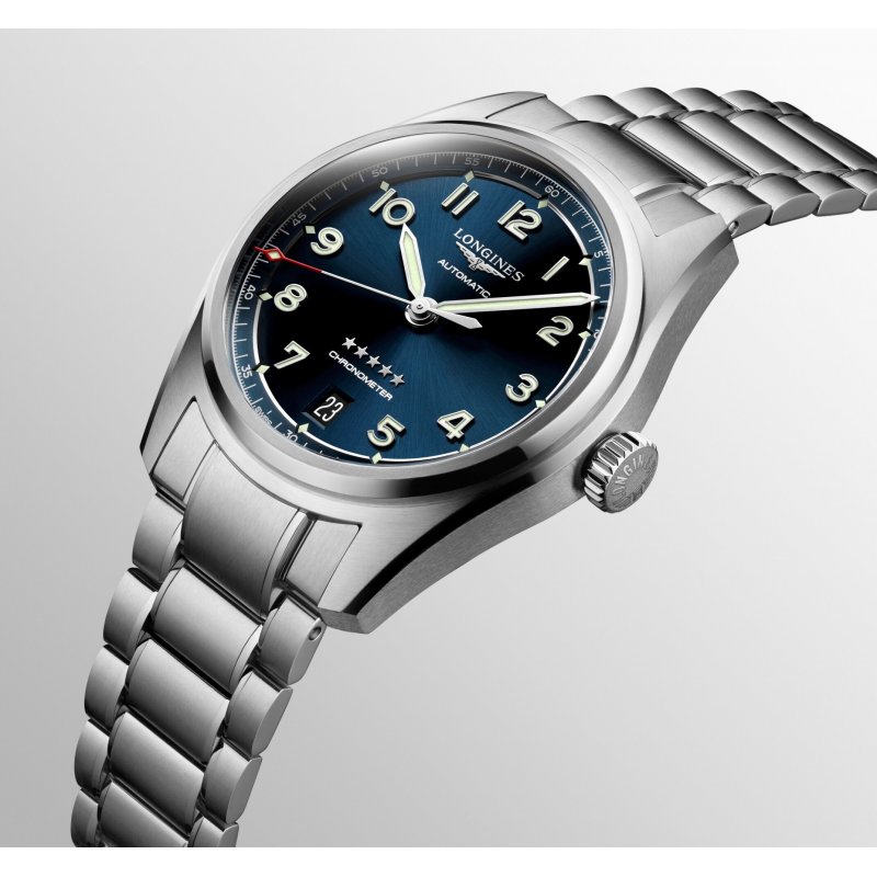 Longines - Spirit Modell - Acciaio - Blu Quadrante