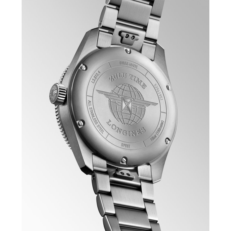 Longines - Spirit Zulu Time - Acciaio - Orologio