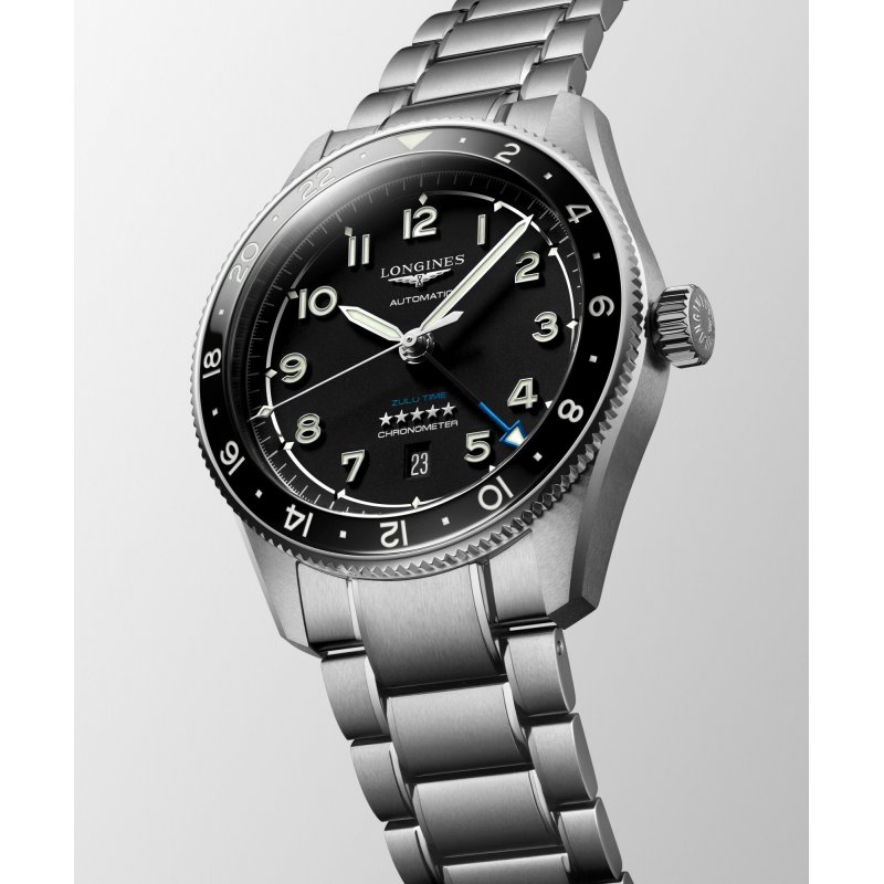 Longines - Spirit Zulu Time - Acciaio - Orologio