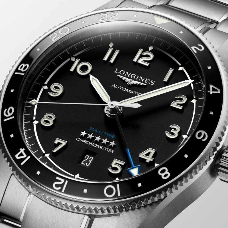Longines - Spirit Zulu Time - Acciaio - Orologio