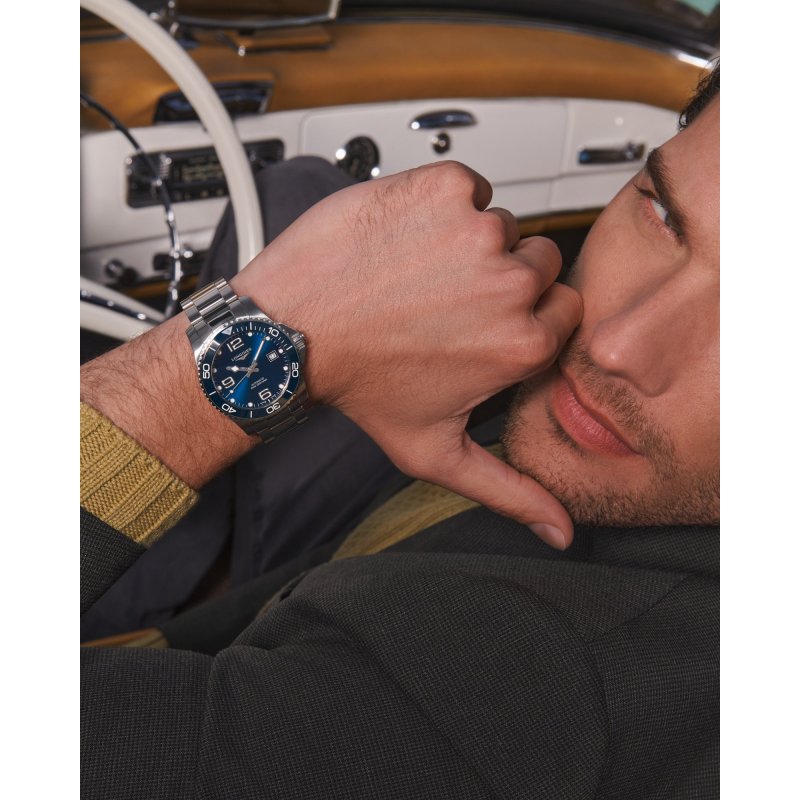 Longines - Hydroconquest - Acciaio - Blu
