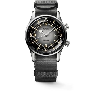 Longines - Legend Diver - Cinturino Sintetico - Grigio