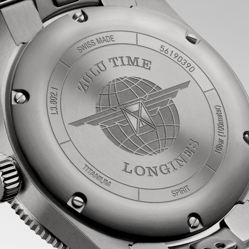 Longines - Spirit Zulu Time - Titanio - Orologio
