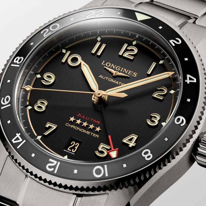 Longines - Spirit Zulu Time - Titanio - Orologio