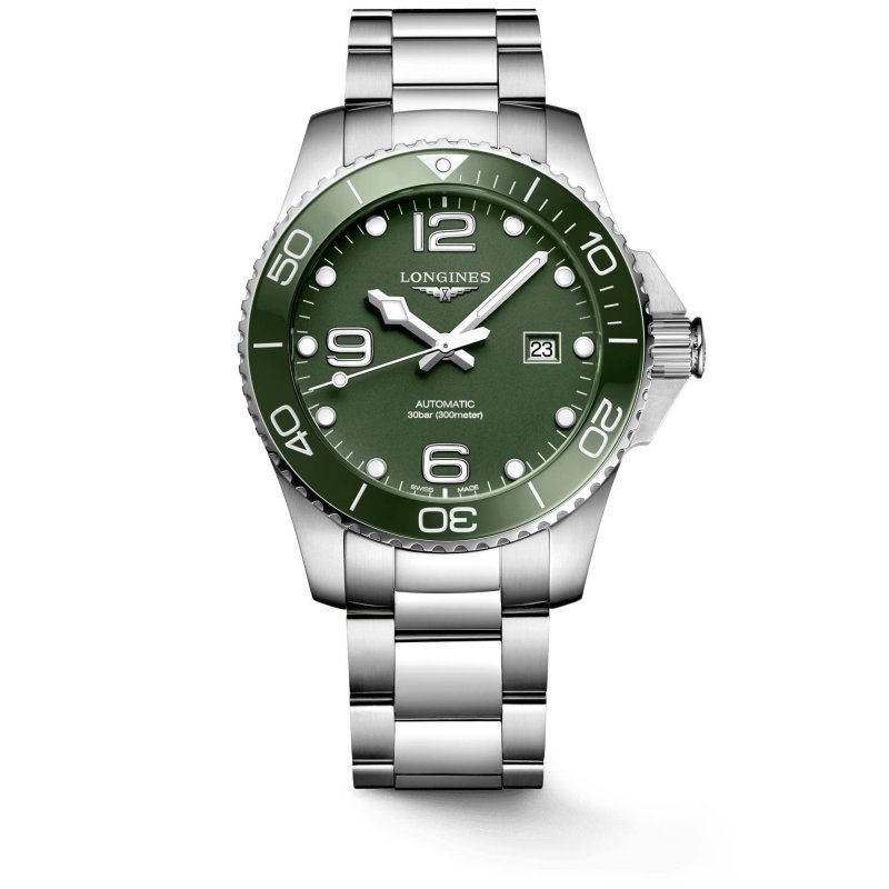 Longines - Hydroconquest - Acciaio - Verde