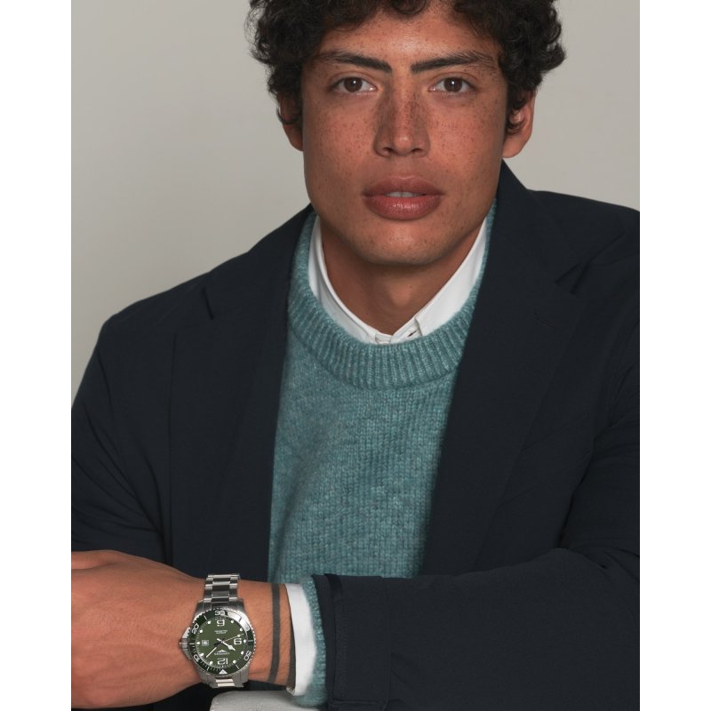 Longines - Hydroconquest - Acciaio - Verde