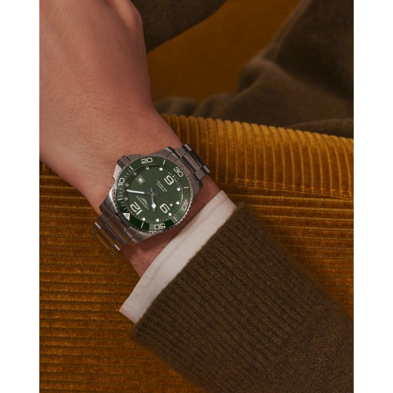 Longines - Hydroconquest - Acciaio - Verde