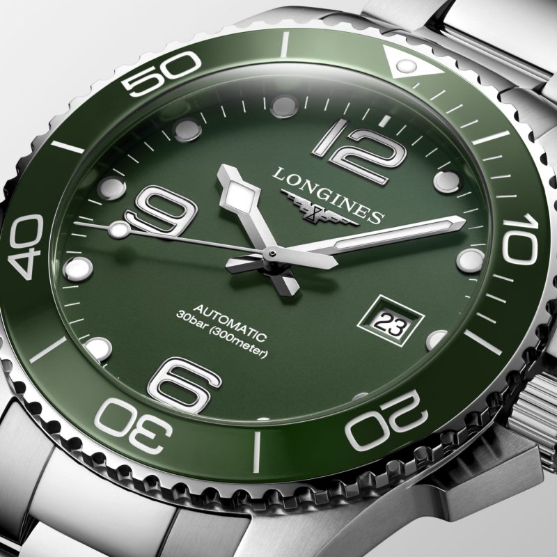 Longines - Hydroconquest - Acciaio - Verde
