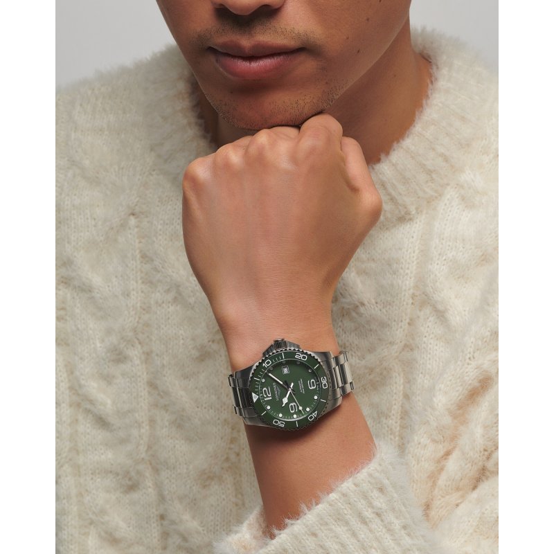 Longines - Hydroconquest - Acciaio - Verde