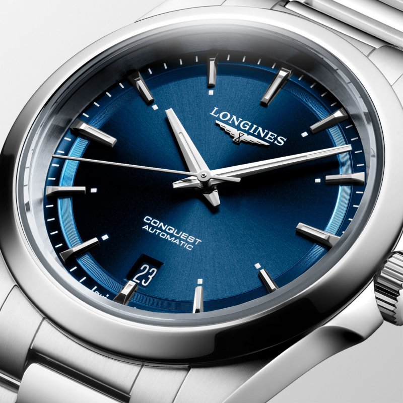 Longines Conquest - Acciaio - Quadrante Blu
