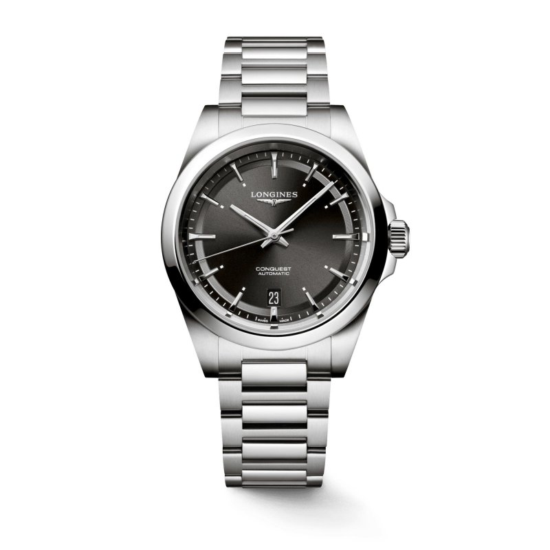 Longines - Conquest - Acciaio - Nero