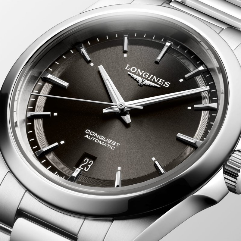 Longines - Conquest - Acciaio - Nero