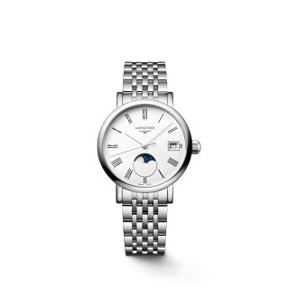 Longines - Elegant Moonphase - Acciaio - Orologio