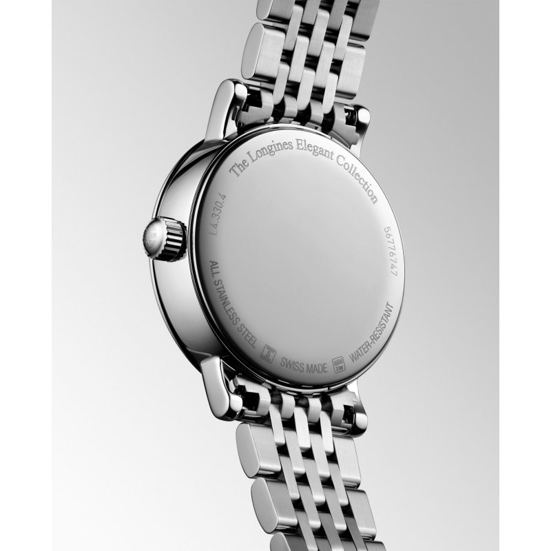Longines - Elegant Moonphase - Acciaio - Orologio