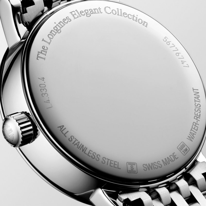 Longines - Elegant Moonphase - Acciaio - Orologio