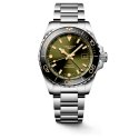 Longines - Hydroconquest Gmt - Acciaio - Verde