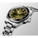 Longines - Hydroconquest Gmt - Acciaio - Verde