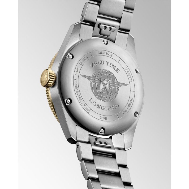 Longines - Spirit Zulu Time - Acciaio - Automatico