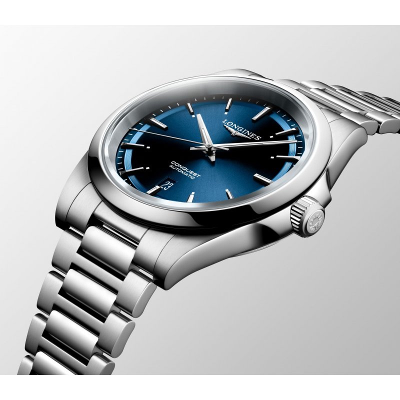 Longines Conquest - Acciaio - Quadrante Blu