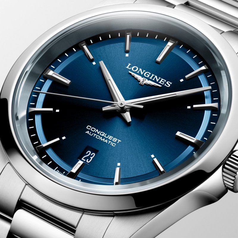 Longines Conquest - Acciaio - Quadrante Blu