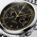 Longines - Record Chronograph - Acciaio - Nero
