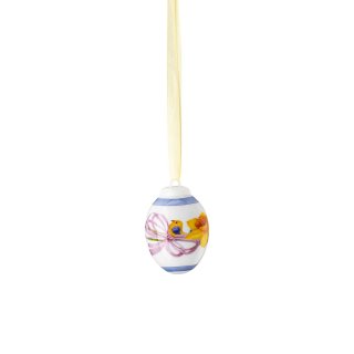 Hutschenreuther - Uovo Miniatura - Narciso Arancione - Porcellana