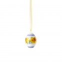 Hutschenreuther - Uovo Miniatura - Narciso Arancione - Porcellana