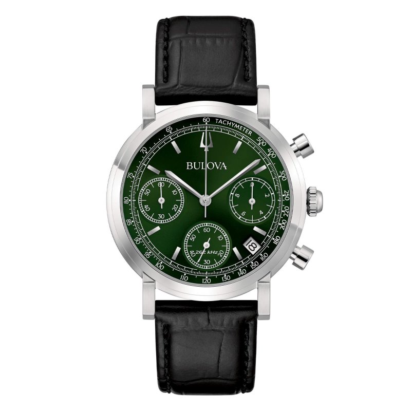 Bulova - Crono High Precision - Acciaio - Pelle