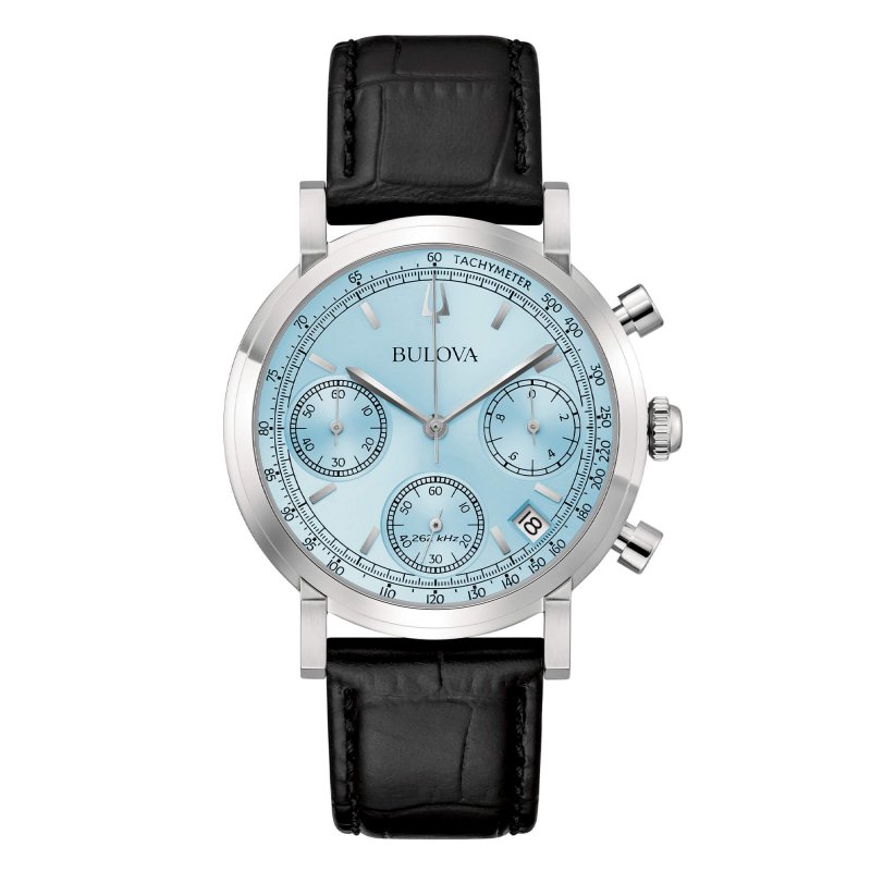 Bulova - Crono High Precision - Acciaio - Pelle