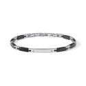 Bracciale Acciaio Con Pvd E Zirconi