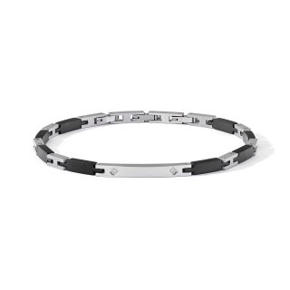Bracciale Acciaio Con Pvd E Zirconi
