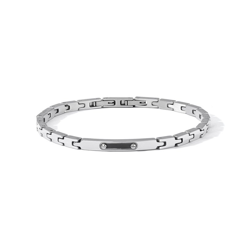 Bracciale Acciaio E Pvd Nero