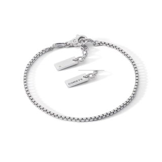 Bracciale In Argento E Diamante Bianco