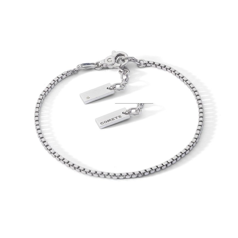 Bracciale In Argento E Diamante Bianco