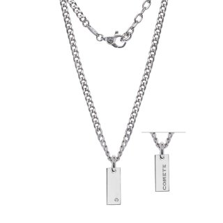 Girocollo Argento E Diamante Bianco