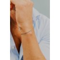 Bracciale Argento E Diamante Bianco