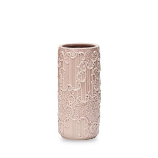 Henriette - Vaso Cilindrico - Ceramica - Rosè