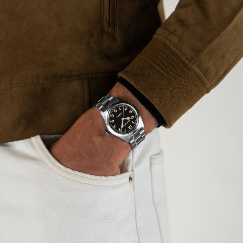 Hamilton - Khaki Field Murph - Acciaio - Nero