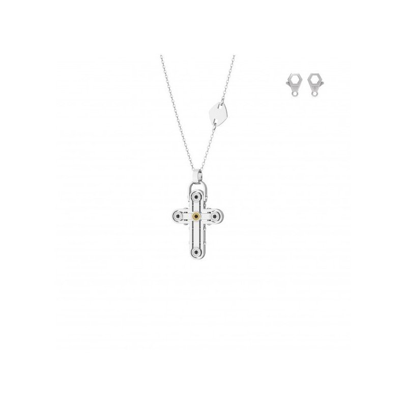 Collana 4Us Cesare Paciotti Croce Uomo 4Ucl7663