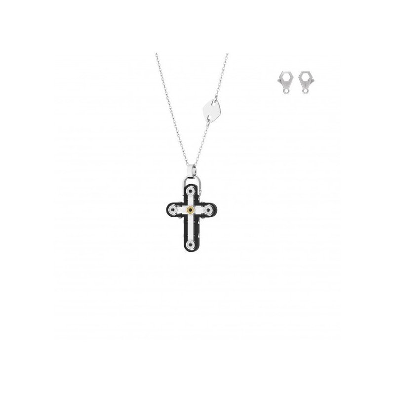 Collana 4Us Cesare Paciotti Croce Uomo 4Ucl7664