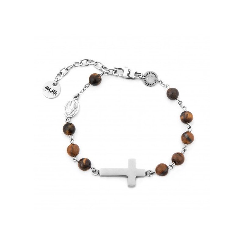 Bracciale 4Us Cesare Paciotti Rosario Uomo 4Ubr7491